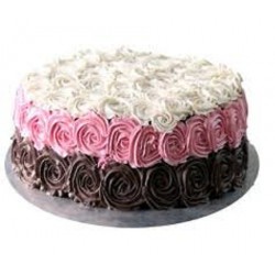 Color Full Rose Cake