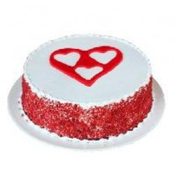 Heart Crafted Cake