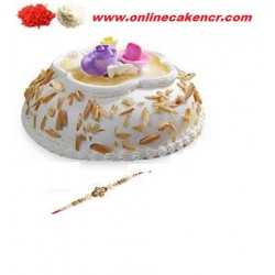 New Cake With Rakhi