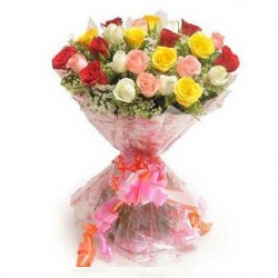 20-Mixed Rose Bouquet